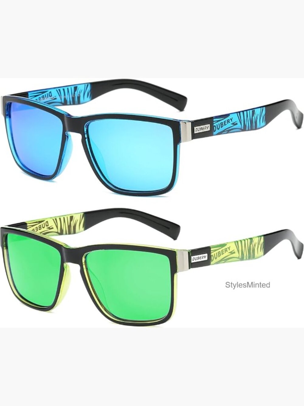Vintage Square Polarized Sunglasses Unisex
